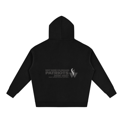 Vector Star Front West Shore Oversize Fleeced Hoodie