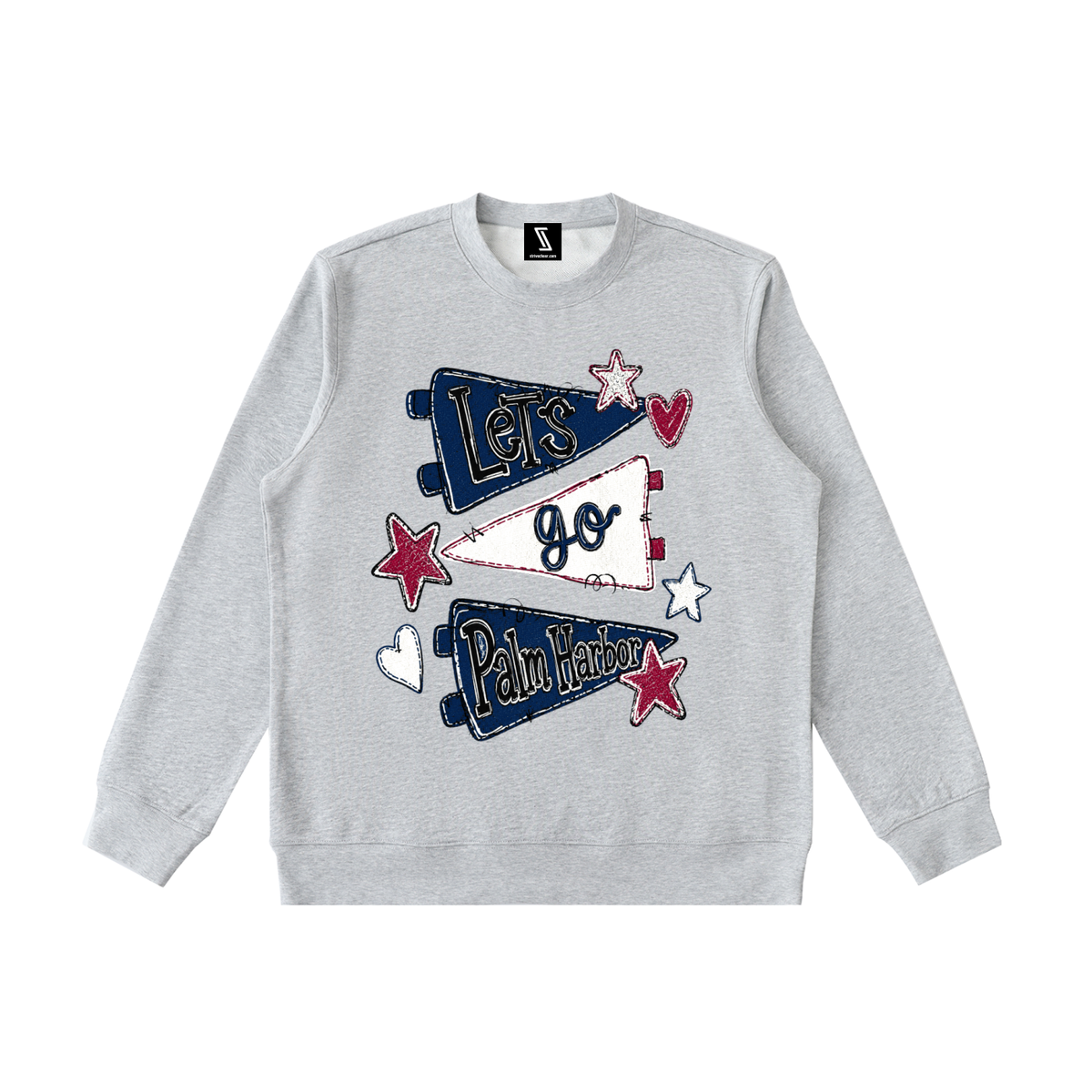 Lets Go Palm Harbor Essential Heavyweight Crewneck Sweatshirt