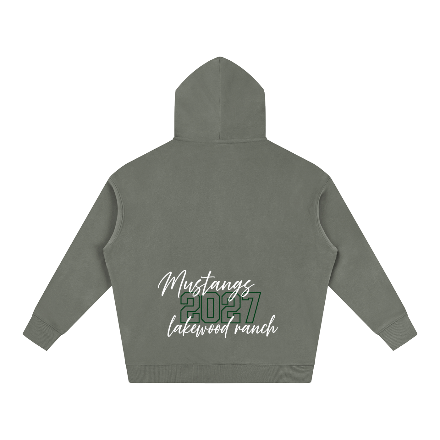 Cursive Front Lakewood Ranch Oversize Fleeced Hoodie