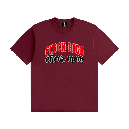 Cheer Mom Fitch Unisex Seamless Cotton T-Shirt