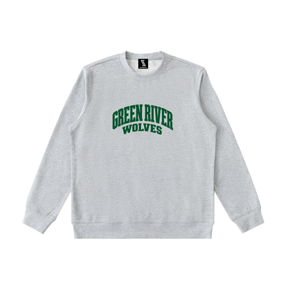 Basic 2 Green River Essential Heavyweight Crewneck Sweatshirt