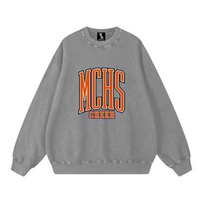 Basic 3 Meigs County Snow Washed Oversized Sweatshirt