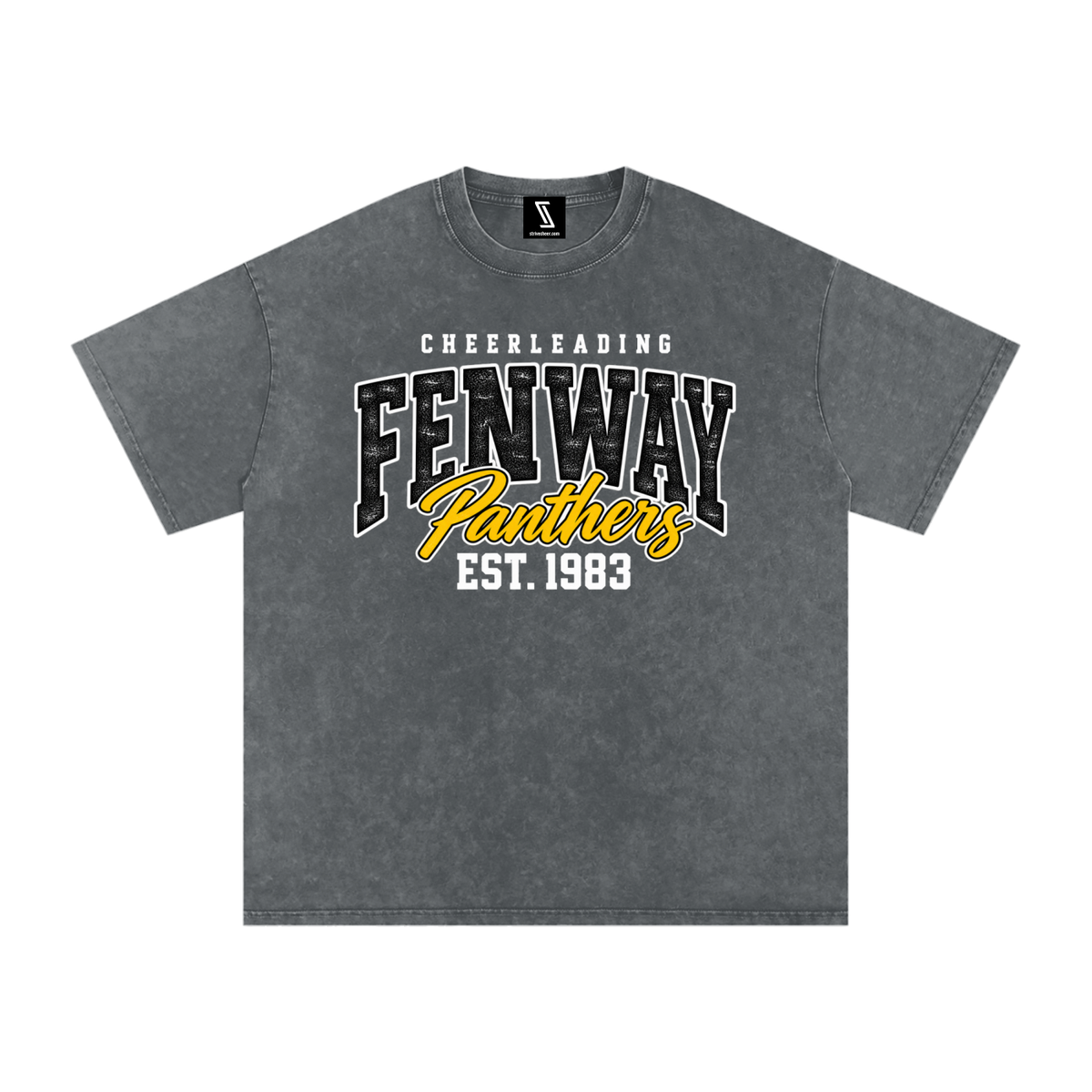 Vintage Fenway Snow Washed Oversized Cotton T-Shirt
