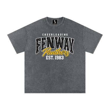 Vintage Fenway Snow Washed Oversized Cotton T-Shirt