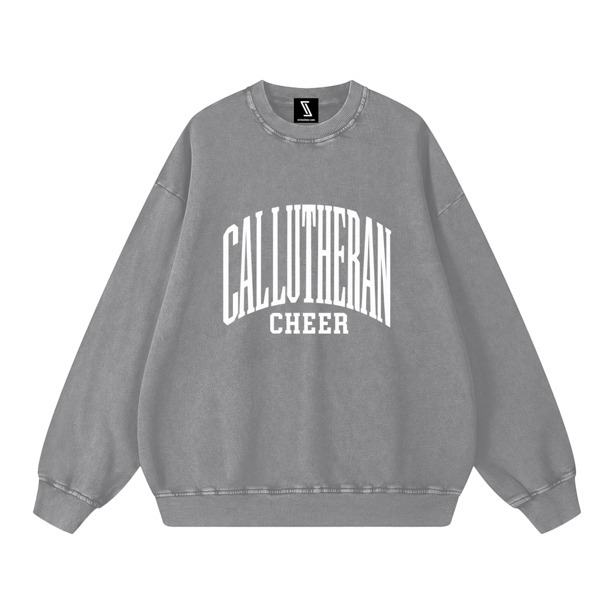 Basic 3 Cal Lutheran Snow Washed Oversized Sweatshirt