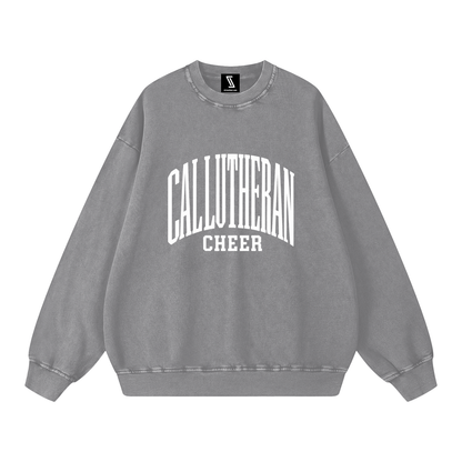 Basic 3 Cal Lutheran Snow Washed Oversized Sweatshirt