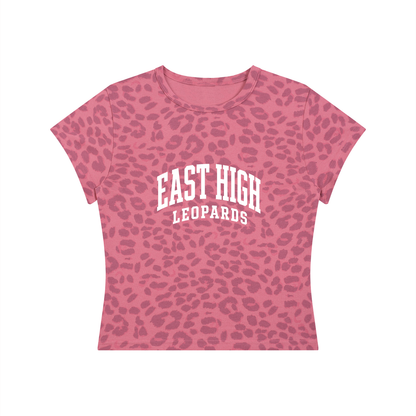 Women’s Leopard Print Crop T-Shirt
