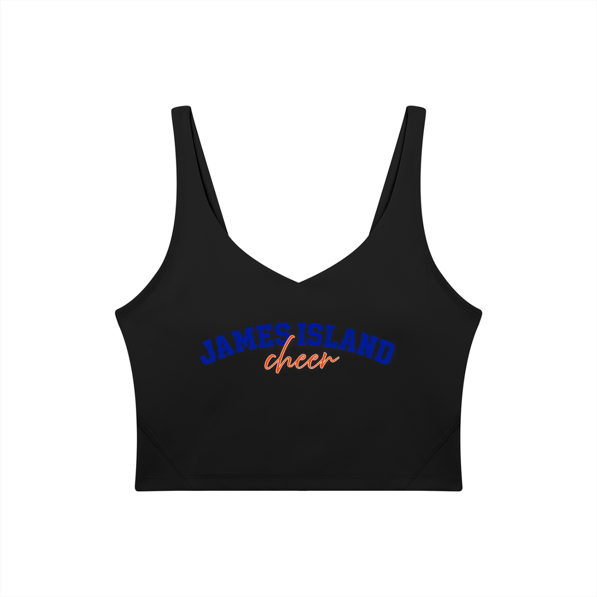 Cursive James Island Women's V-Neck Yoga Sports Bra