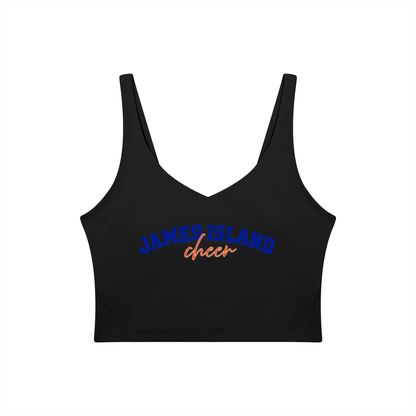 Cursive James Island Women's V-Neck Yoga Sports Bra