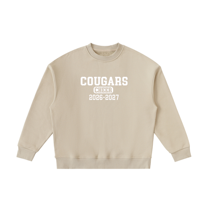 Old School Cardinal Mooney Essential Fleece Kids' Crewneck Sweatshirt