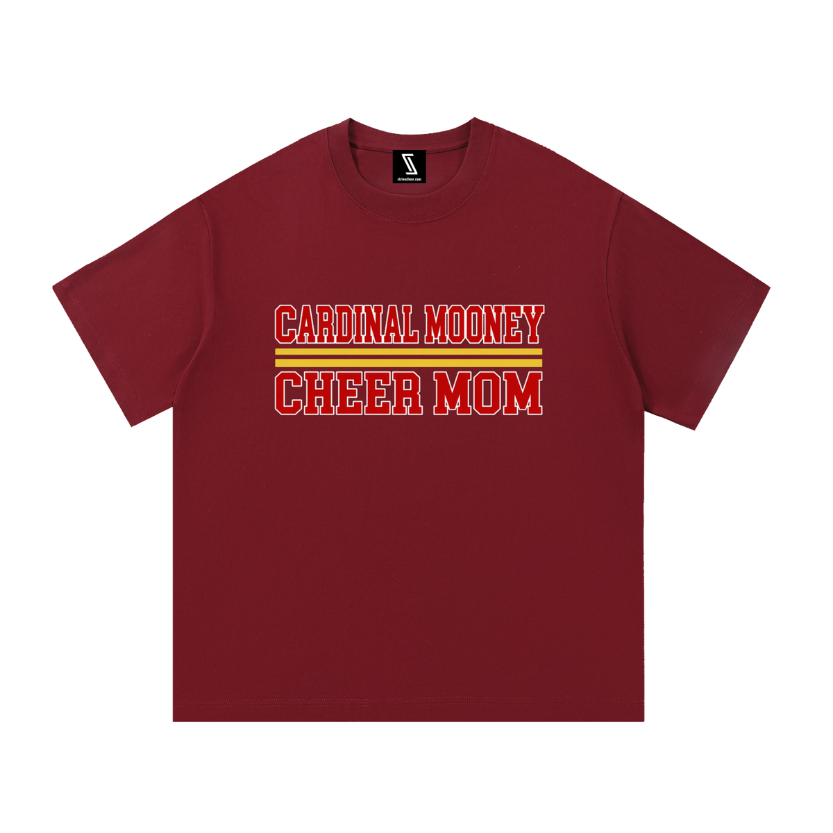 Mom Cardinal Mooney Essential Oversized Cotton T-Shirt