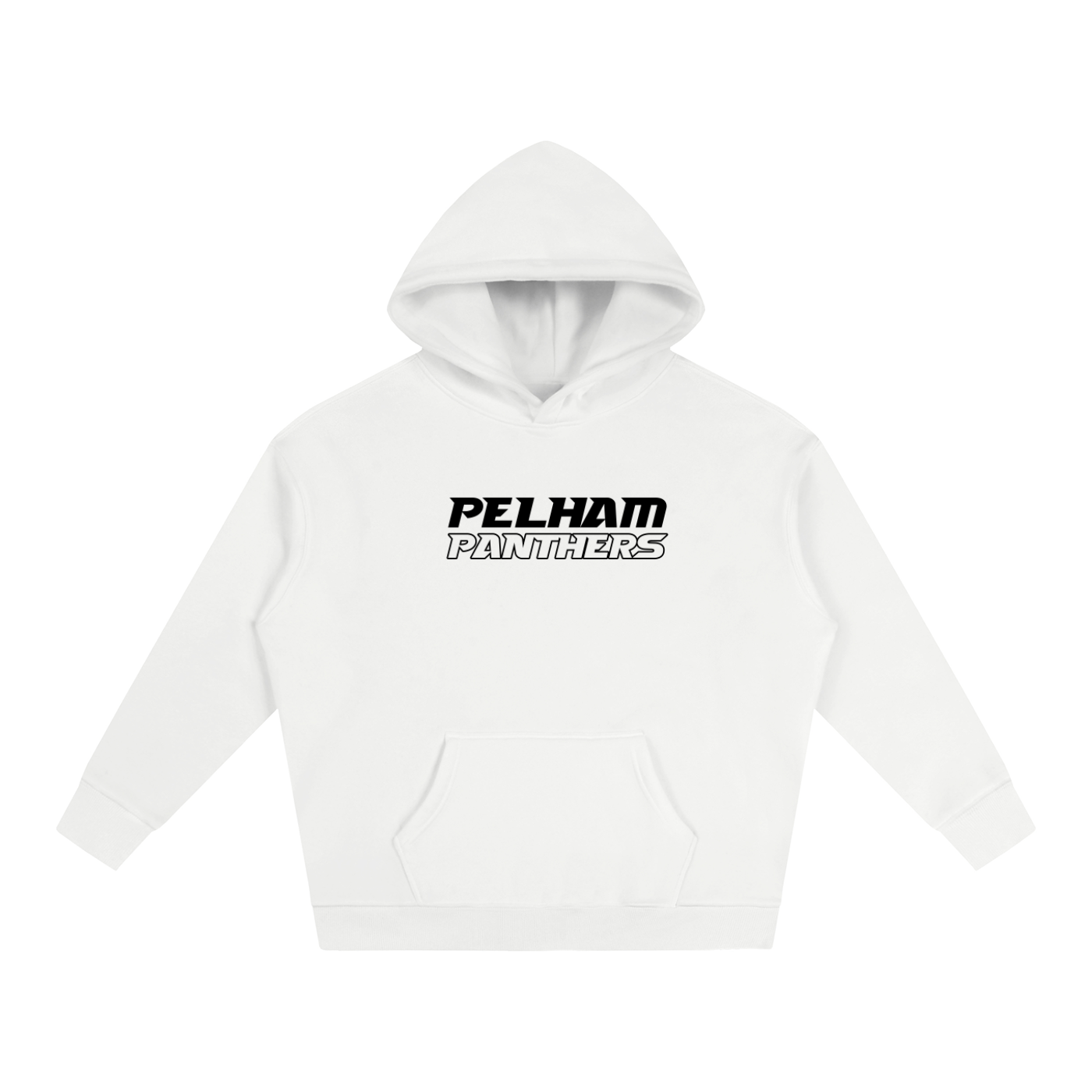 Pelham Font Oversize Fleeced Hoodie