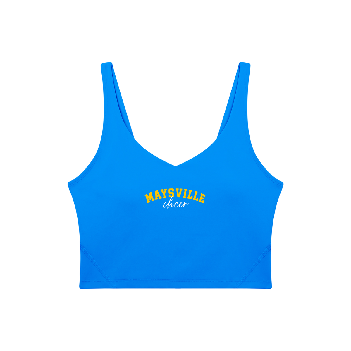 Cursive Maysville Women's V-Neck Yoga Sports Bra