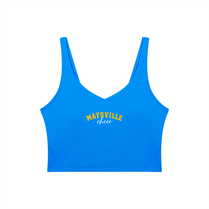 Cursive Maysville Women's V-Neck Yoga Sports Bra