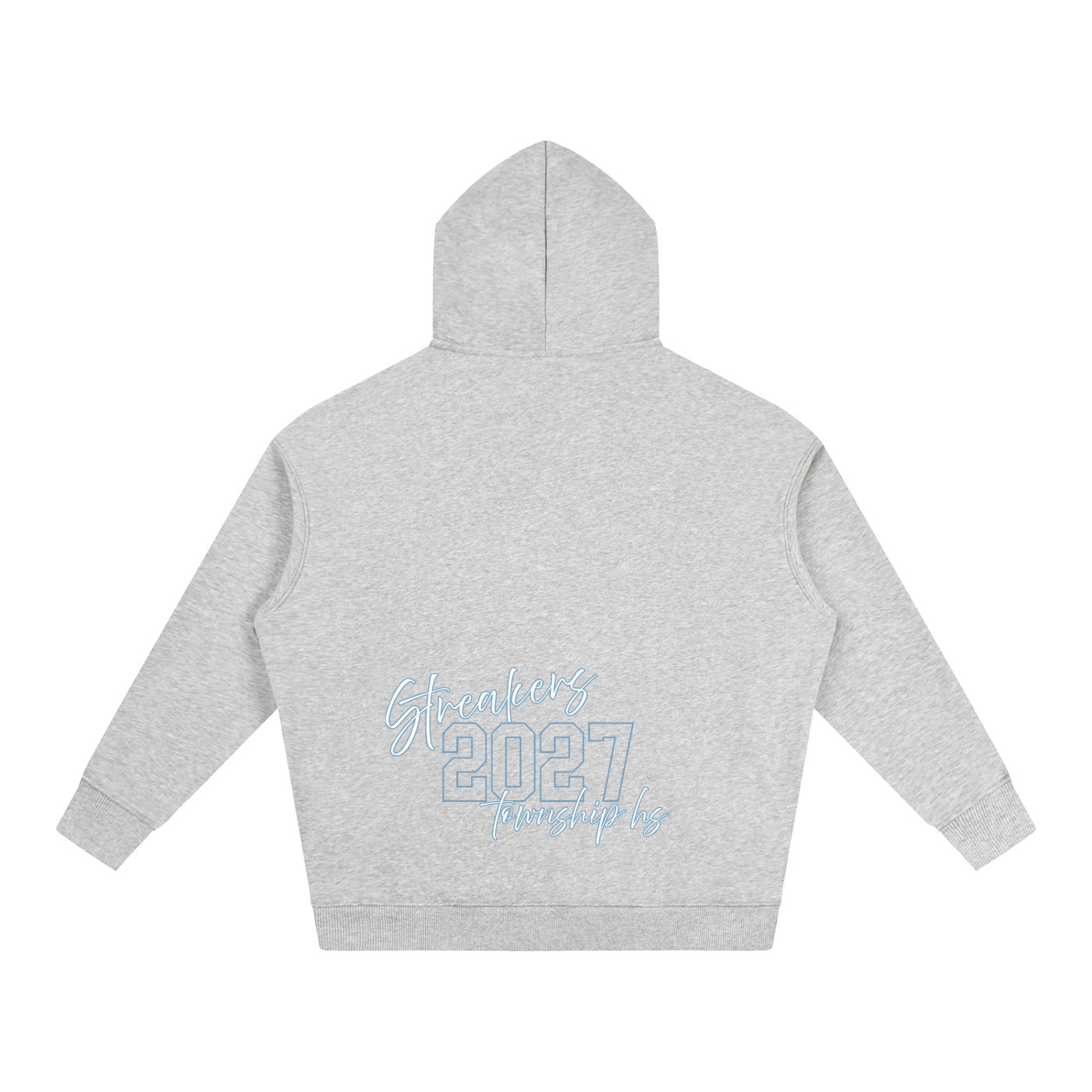 Oversized Cursive Hoodie