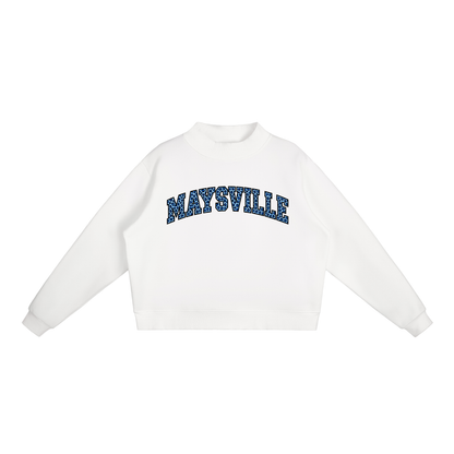 Cheetah Maysville Essential Fleece Mock-Neck Crew Sweatshirt