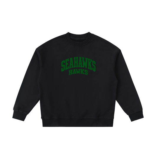 Basic 2 Seahawks Essential Fleece Kids' Crewneck Sweatshirt