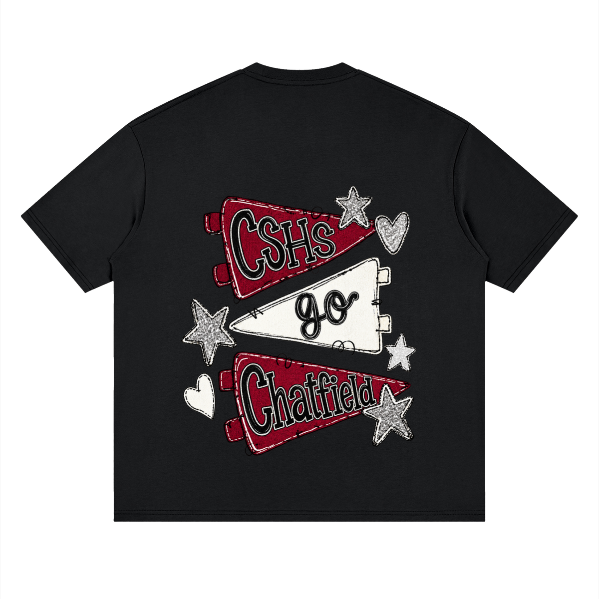 Lets Go Chatfield Oversized Drop Shoulder T-Shirt