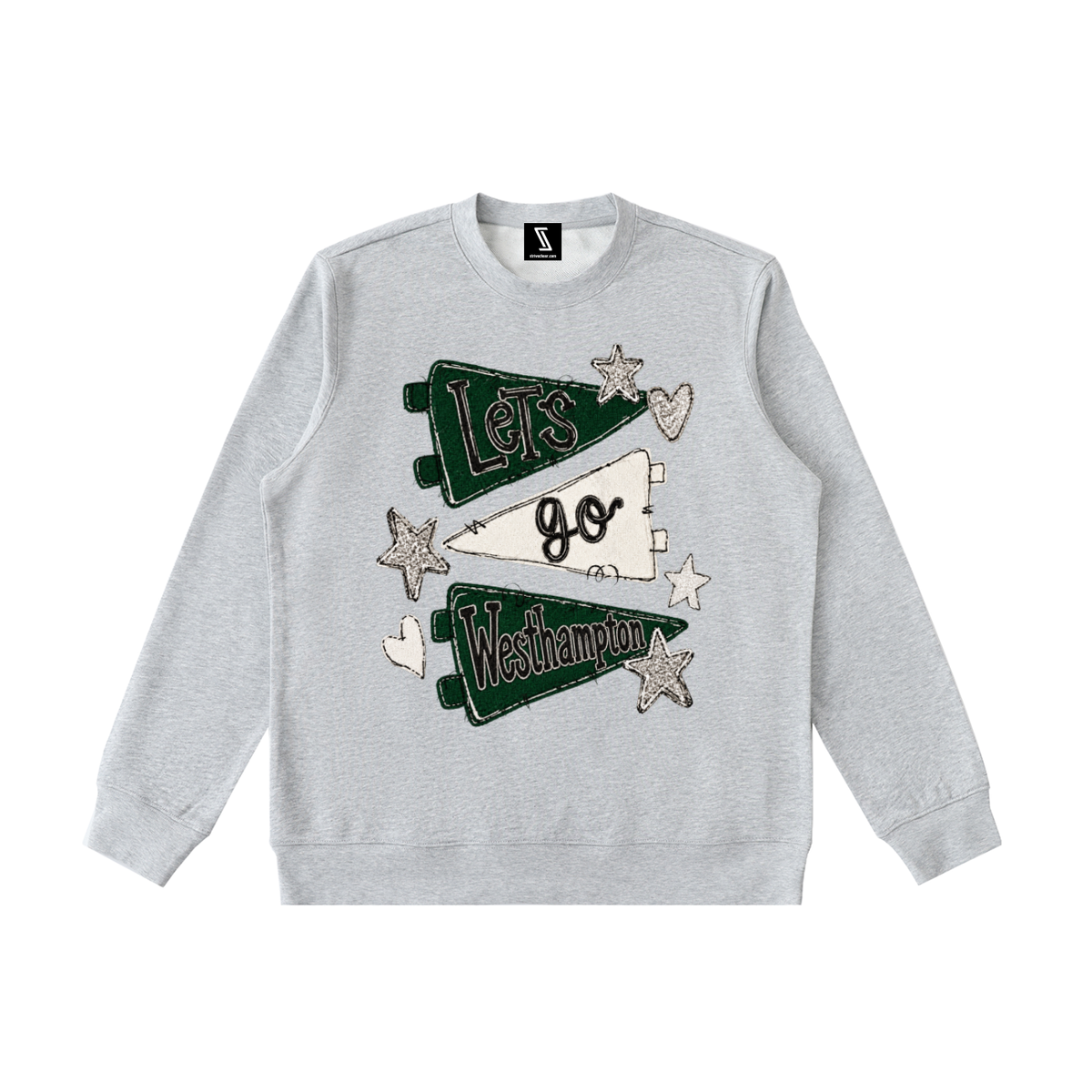 Lets Go Westhampton Essential Heavyweight Crewneck Sweatshirt