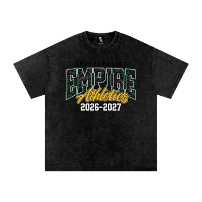 Vintage Empire Snow Washed Oversized Cotton T-Shirt