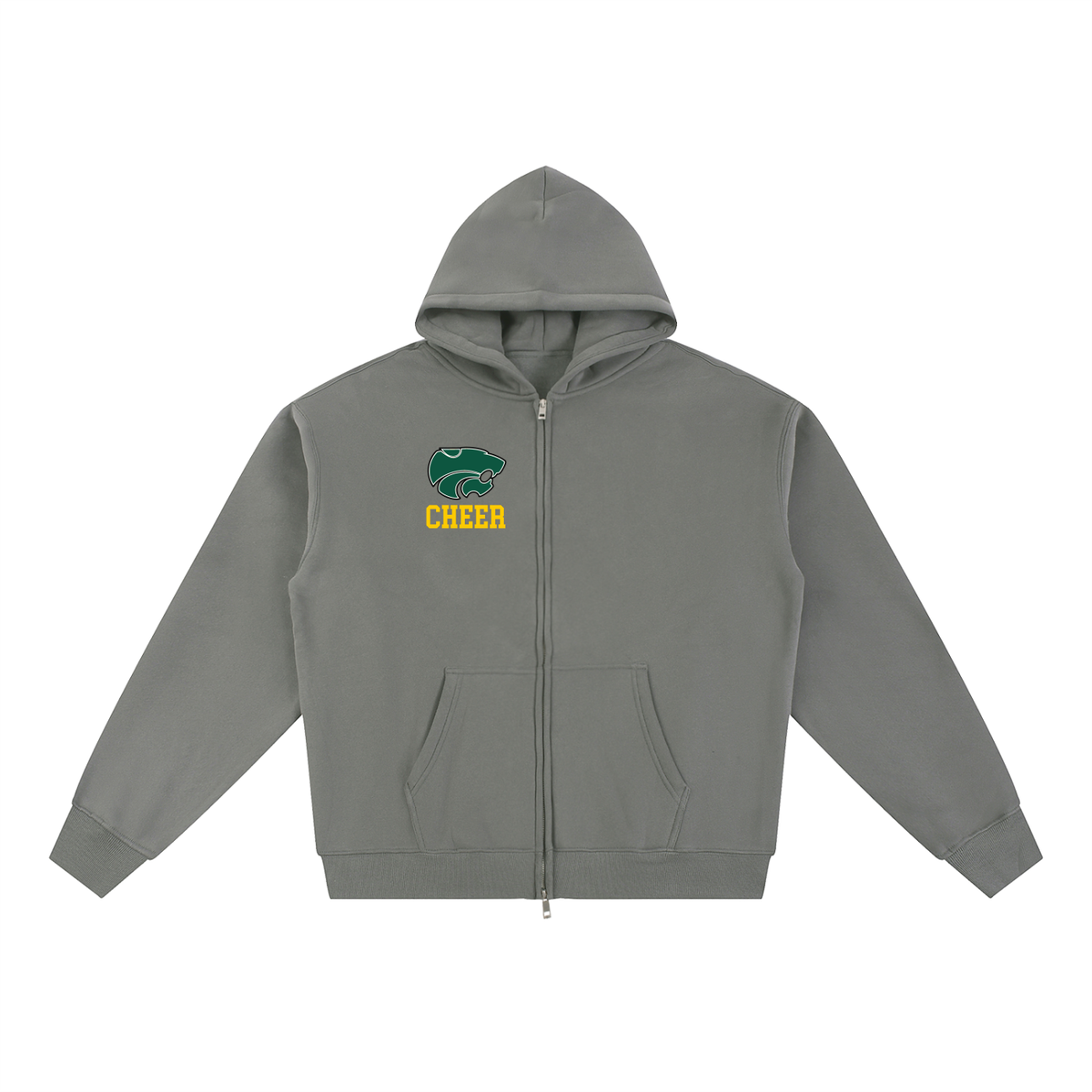 Simple Gladeville Essential Fleece Zip-Through Hoodie