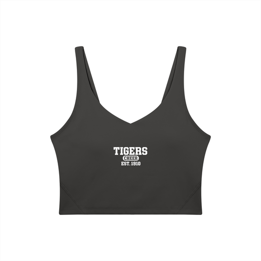 Old School Meigs County Women's V-Neck Yoga Sports Bra