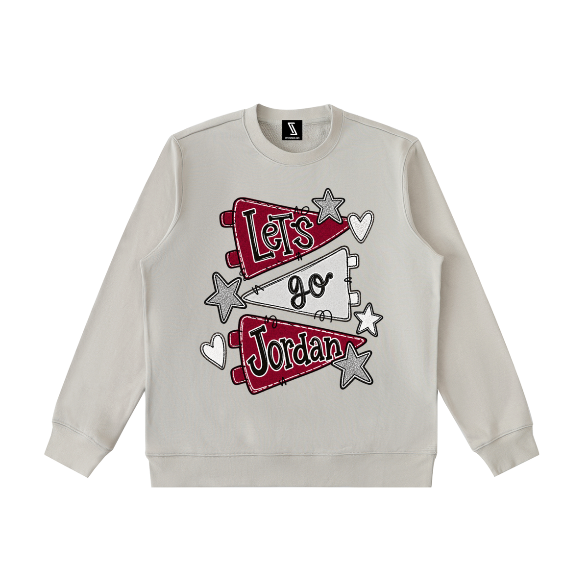 Lets Go Jordan Essential Heavyweight Crewneck Sweatshirt