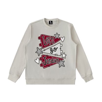 Lets Go Jordan Essential Heavyweight Crewneck Sweatshirt