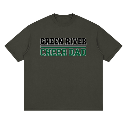 Dad Green River Oversized Drop Shoulder T-Shirt