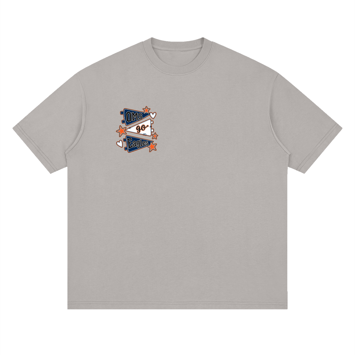 Lets Go Oakland Middle Oversized Drop Shoulder T-Shirt