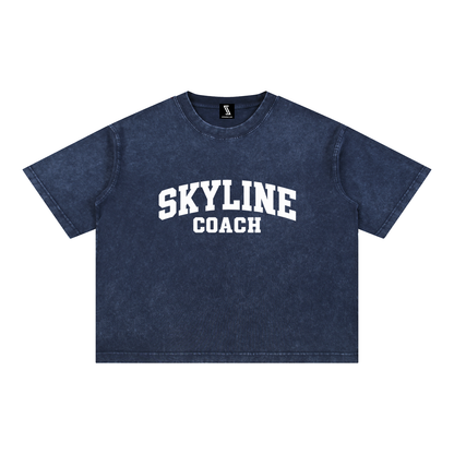 Mineral Wash Boxy Cotton T-Shirt