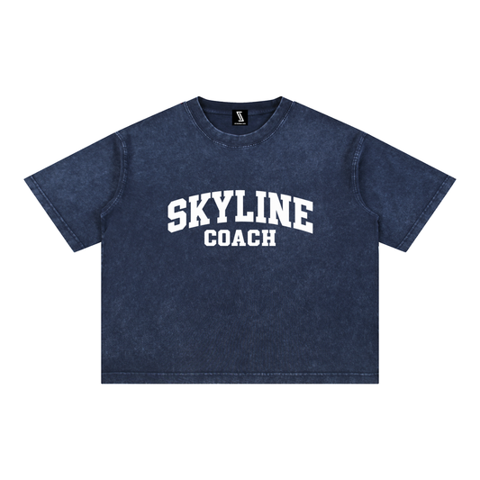 Mineral Wash Boxy Cotton T-Shirt