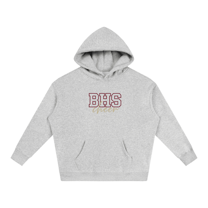 Cursive Front Bellflower Oversize Fleeced Hoodie