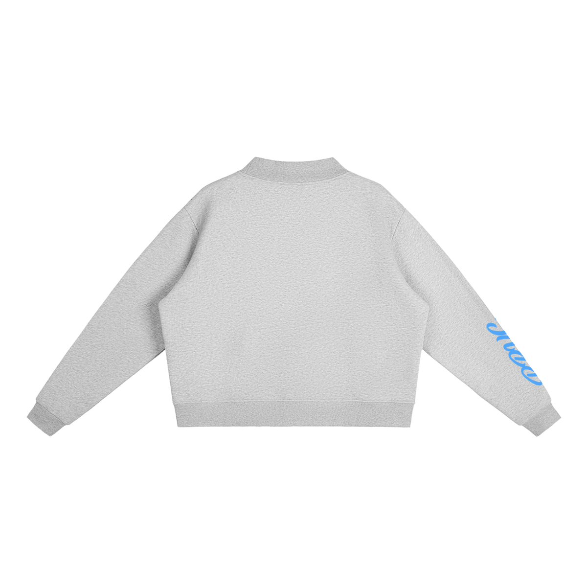 GINGHAM EAGLES Essential Fleece Mock-Neck Crew Sweatshirt