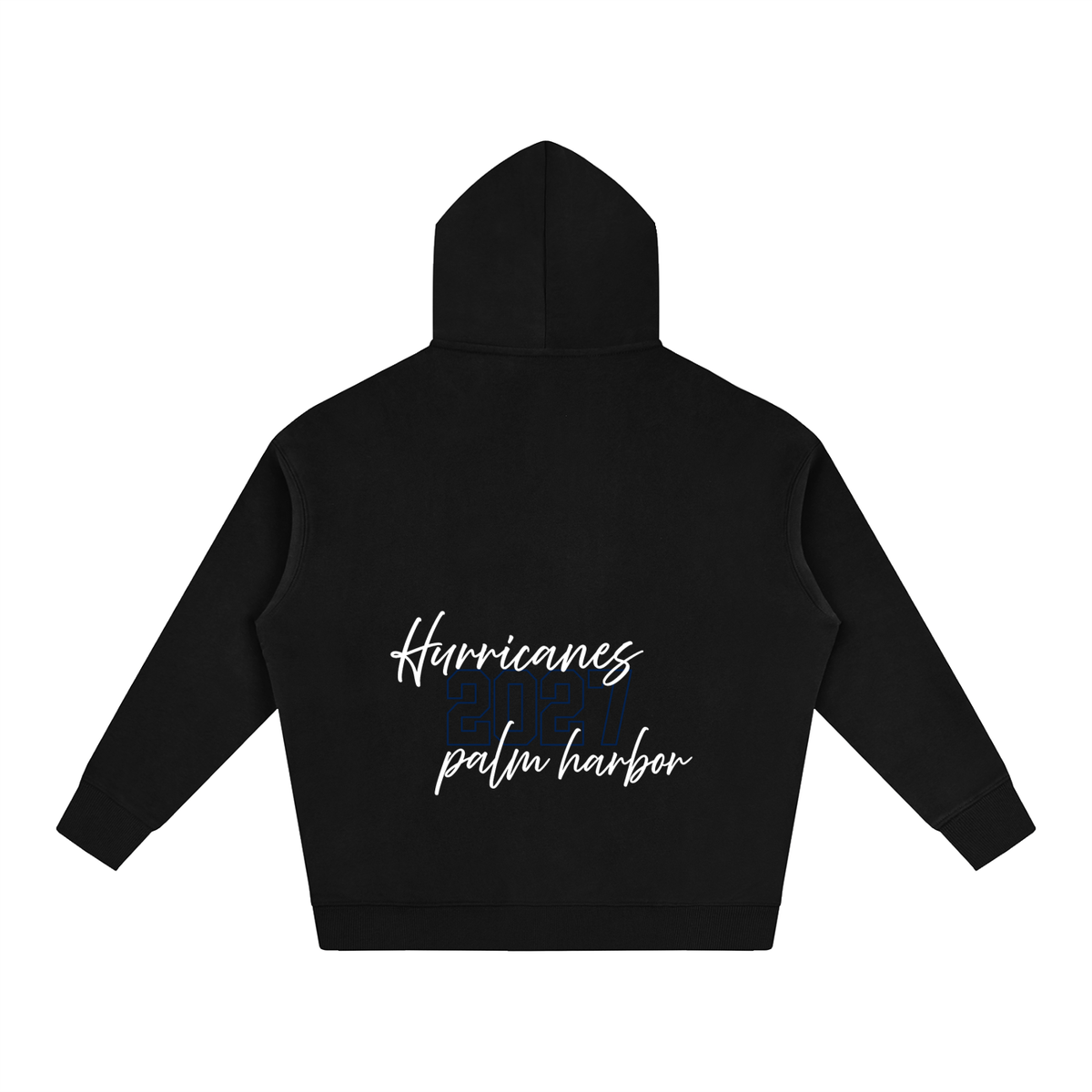Cursive Front Palm Harbor Oversize Fleeced Hoodie