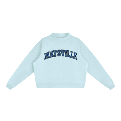 Cheetah Maysville Essential Fleece Mock-Neck Crew Sweatshirt
