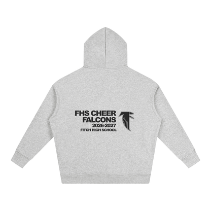 Vector Star Front Fitch Oversize Fleeced Hoodie
