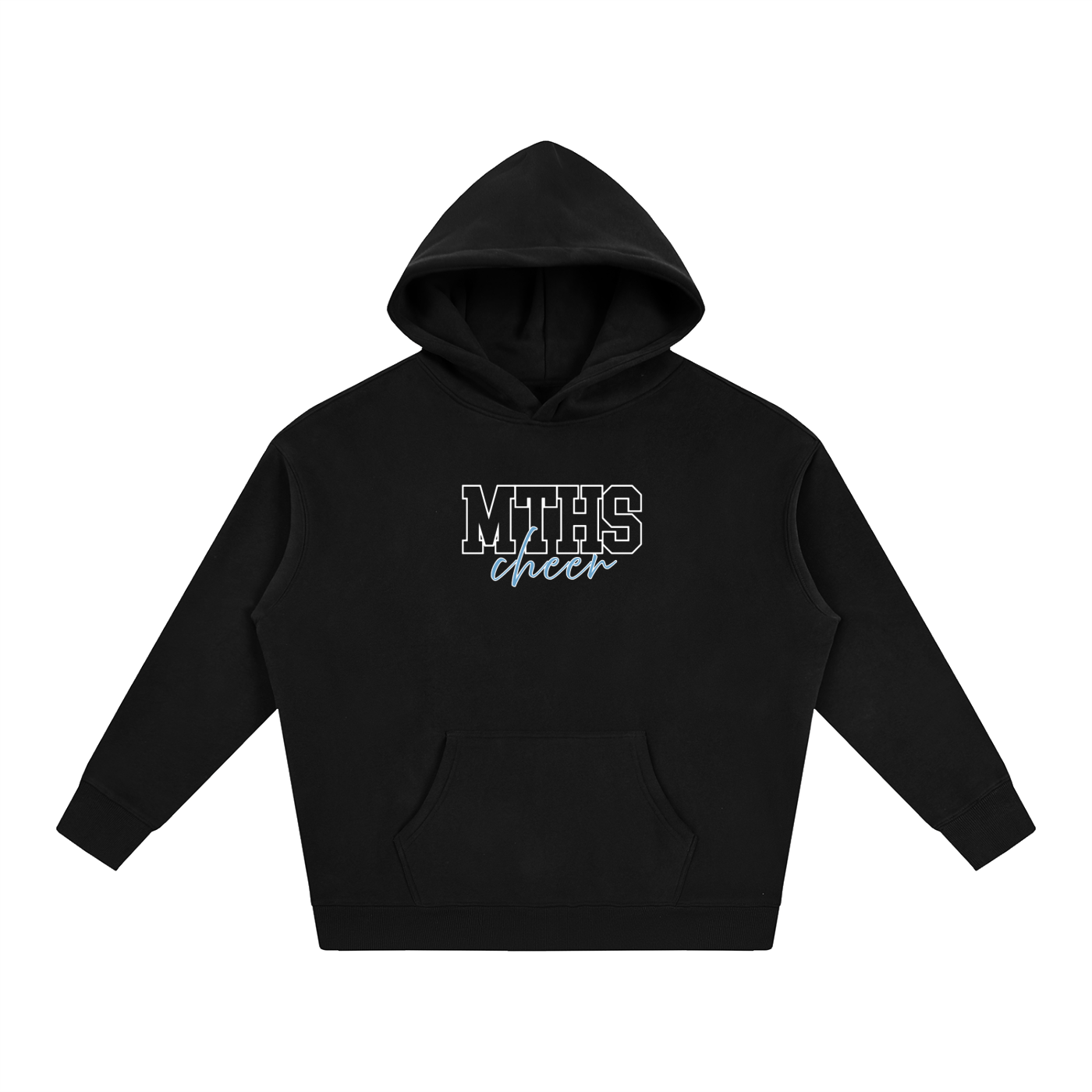 Oversized Cursive Hoodie