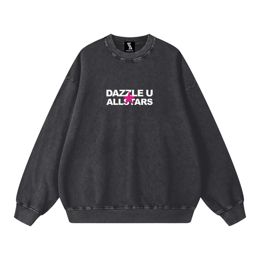 Snow Washed Oversized Sweatshirt