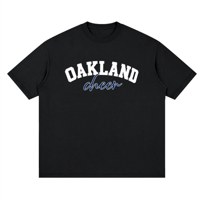 Cursive Oakland Middle Oversized Drop Shoulder T-Shirt