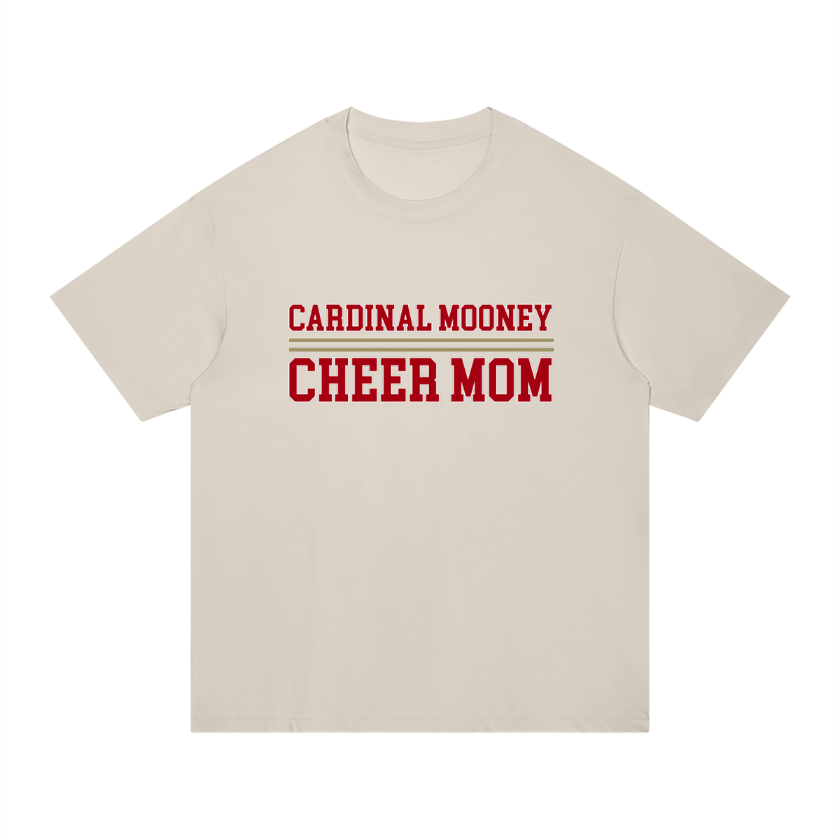 Mom Cardinal Mooney Unisex Regular Fit Cotton T-Shirt