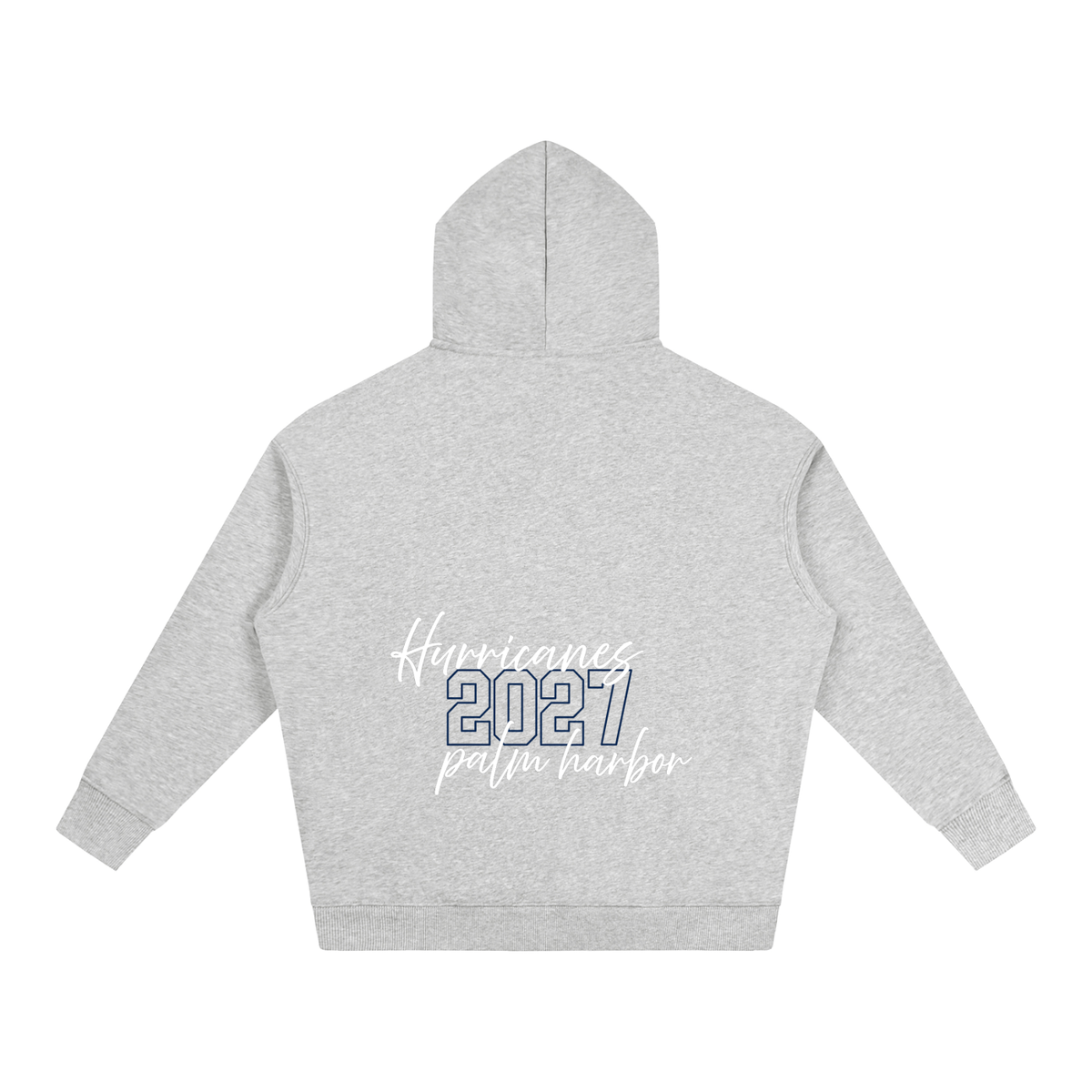 Cursive Front Palm Harbor Oversize Fleeced Hoodie
