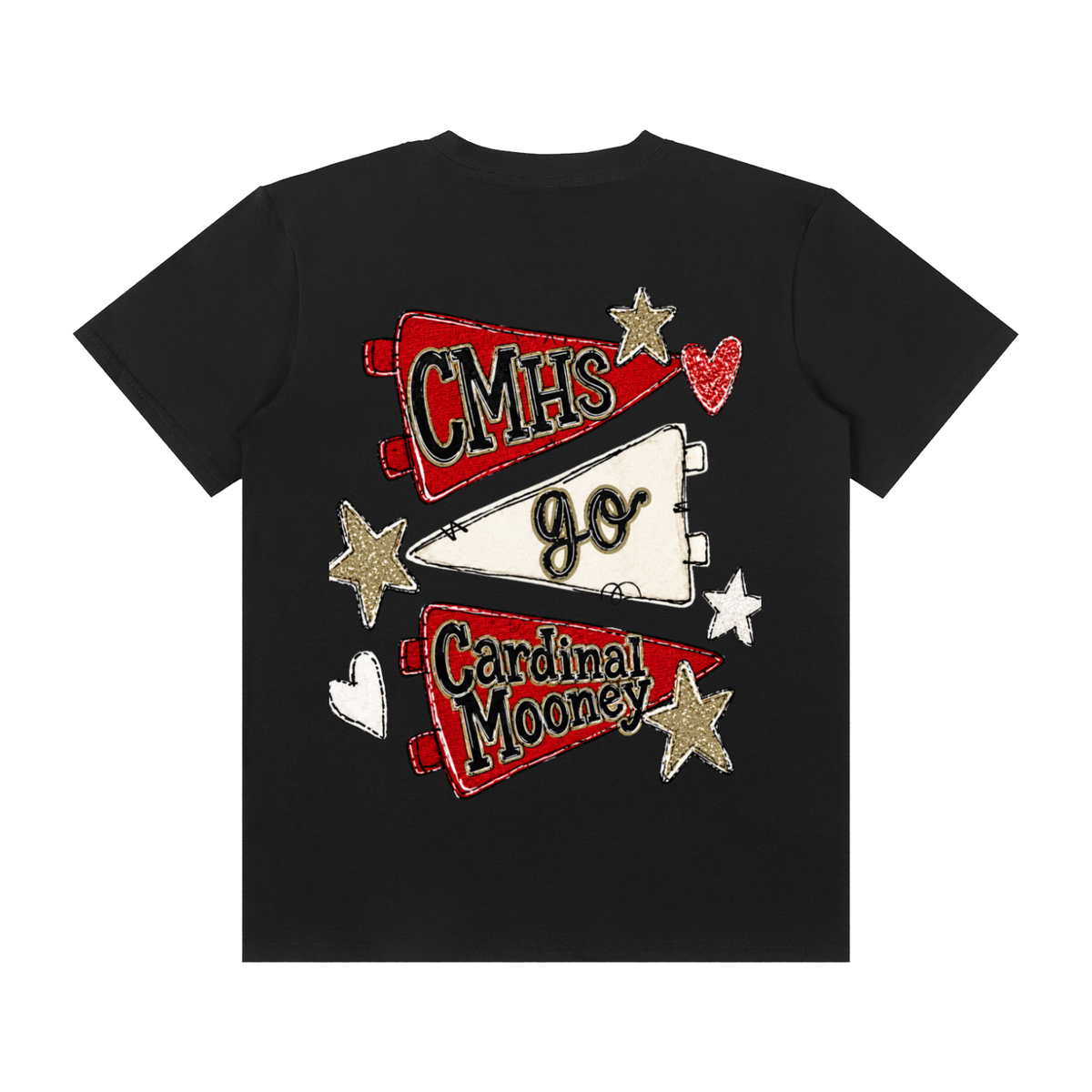 Lets Go CM Unisex Classic Crew Neck Cotton T-Shirt