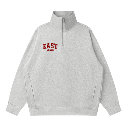 Quarter-Zip Drop Shoulder Sweatshirt