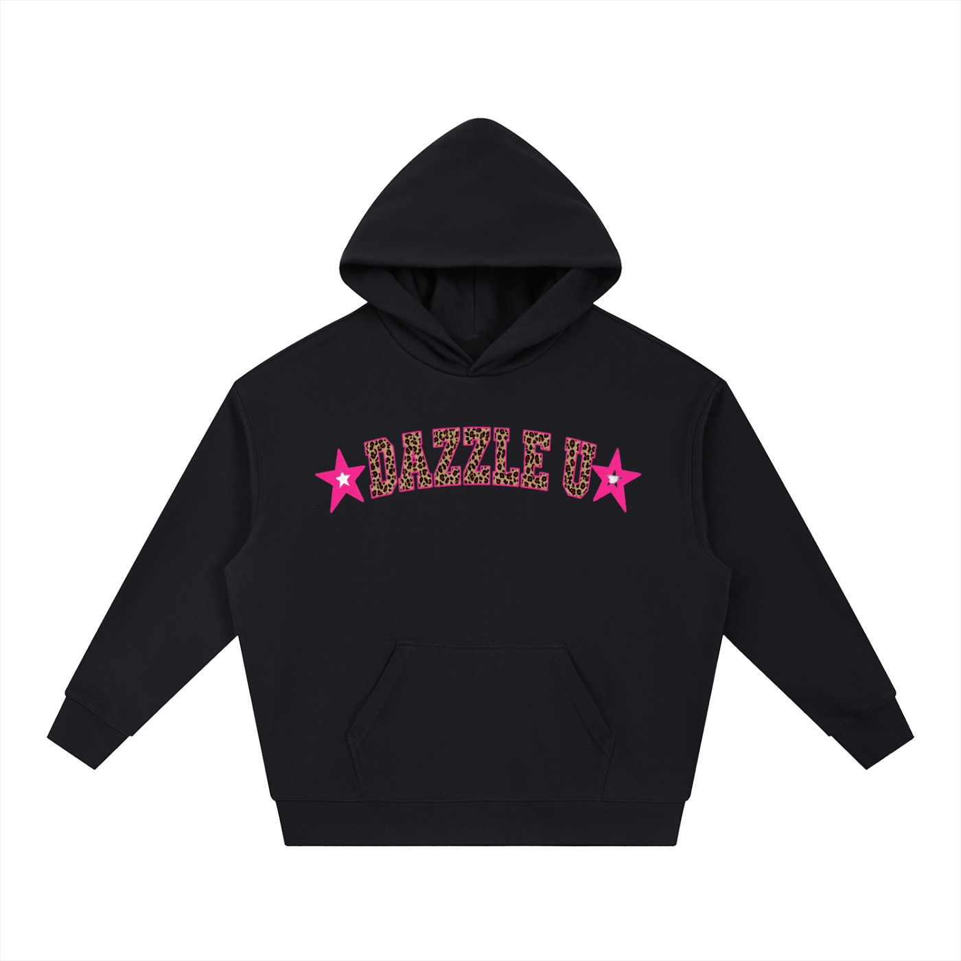 Leopard Heavyweight Drop-Shoulder Hoodie