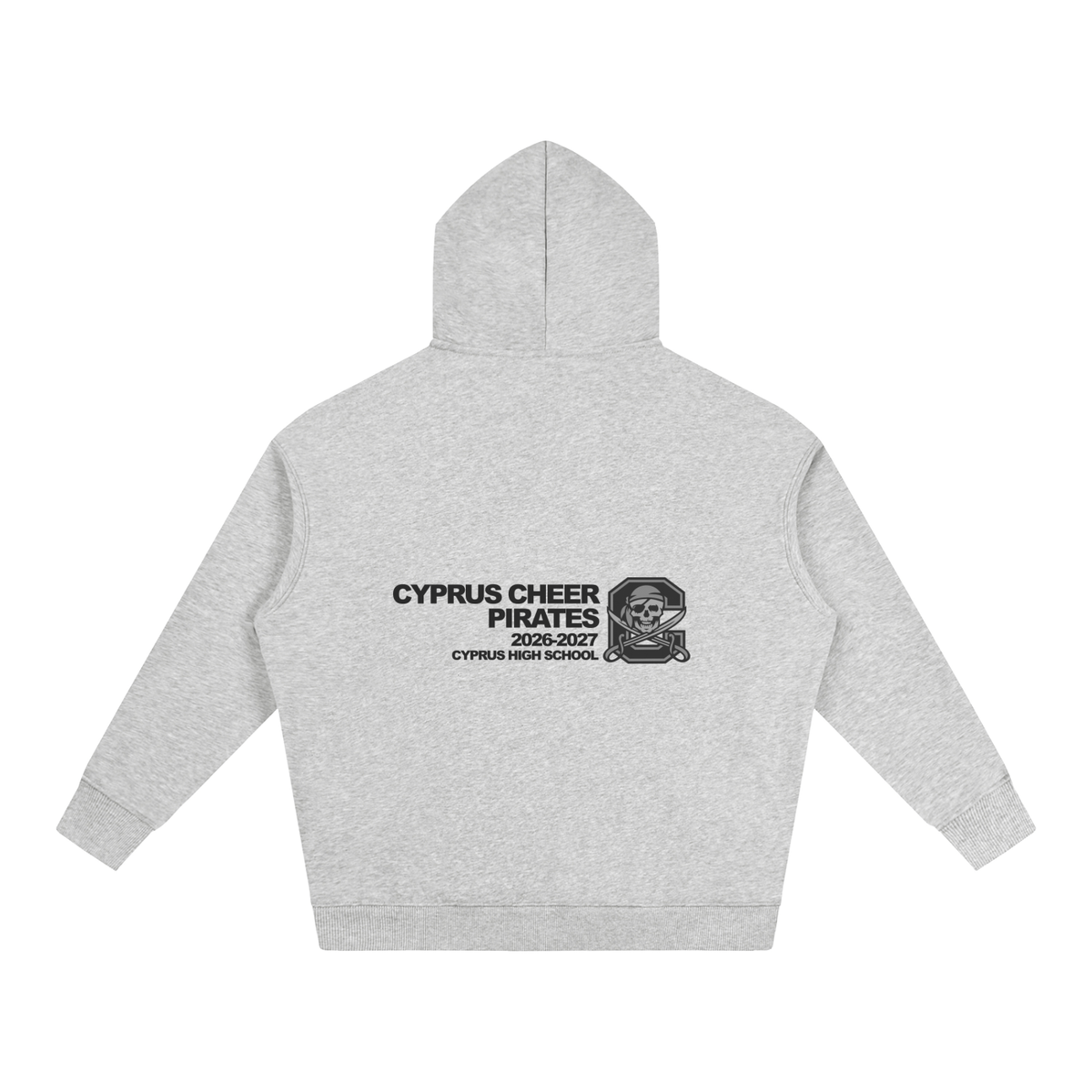 Vector Star Front Cyprus Oversize Fleeced Hoodie