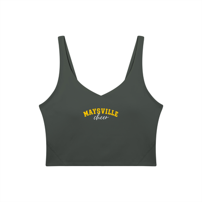 Cursive Maysville Women's V-Neck Yoga Sports Bra