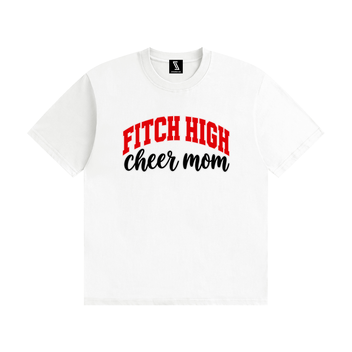 Cheer Mom Fitch Unisex Seamless Cotton T-Shirt