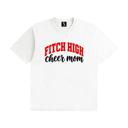 Cheer Mom Fitch Unisex Seamless Cotton T-Shirt