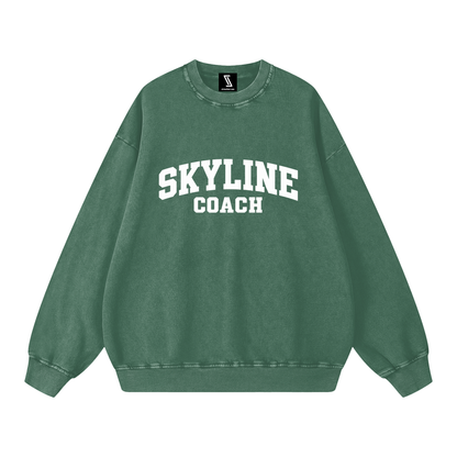 Snow Washed Oversized Sweatshirt